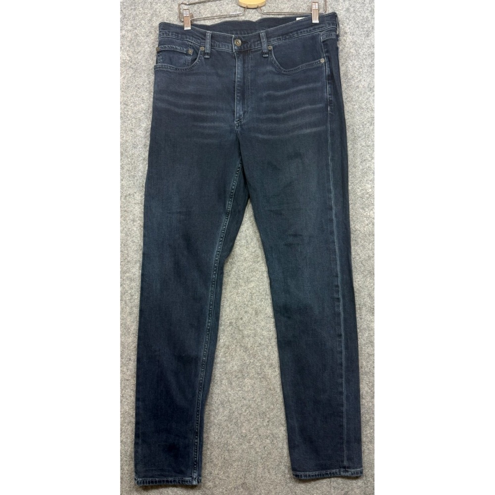 Rag & Bone Jeans Mens 33x32 Blue Fit 2 Slim Straight Dark Wash Stretch Denim